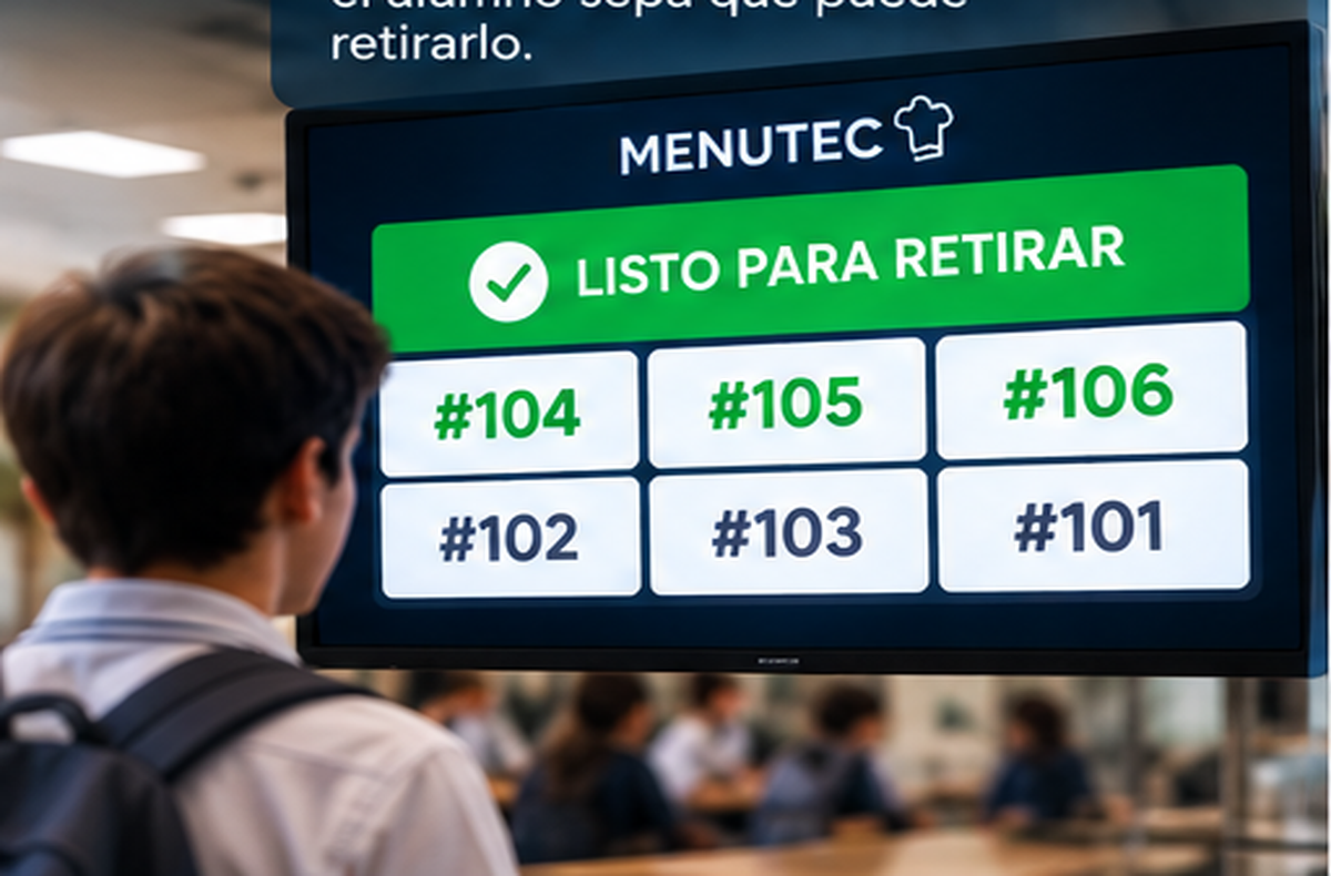 MENUTEC — Avisar cuando está listo